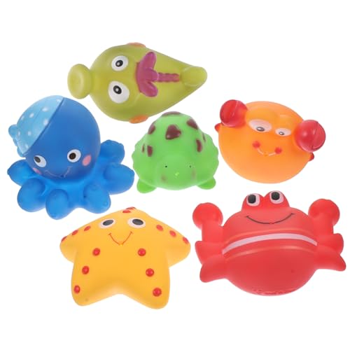 Toddmomy 6Stücke Teiliges Wasserspielzeug für Badewannenspielzeug mit Meerestier Motiven Fördert Handentwicklung Sensorische Erkundung für Kleinkinder Junge Mädchen Toddmomy 6Stücke Teiliges Wasserspielzeug für Badewannenspielzeug mit Meerestier Motiven Fördert Handentwicklung Sensorische Erkundung für Kleinkinder Junge Mädchen von Toddmomy