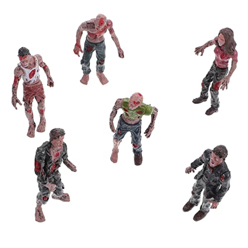 Toddmomy 6Stücke Zombie Figuren Zombie Puppen für Gruselige Halloween Dekoration Realistische Miniaturen für Micro Szenen Toddmomy 6Stücke Zombie Figuren Zombie Puppen für Gruselige Halloween Dekoration Realistische Miniaturen für Micro Szenen von Toddmomy