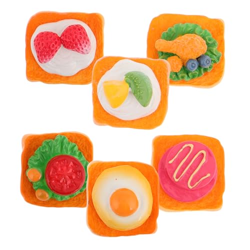 Toddmomy 6pcs Miniaturfutter Realistisches Sandwich Modell DIY DIY Dekorationen Mini Harz Food Toys Falsches Brot Für Kunstkurse Fotografie Toddmomy 6pcs Miniaturfutter Realistisches Sandwich Modell DIY DIY Dekorationen Mini Harz Food Toys Falsches Brot Für Kunstkurse Fotografie von Toddmomy
