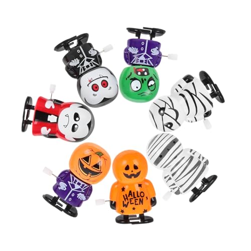 Toddmomy 7 Stück Teiliges Halloween Aufziehspielzeug Energieeffizienter Wind Up Mechanismus Bunte Gruselige Figuren Wie Zombie Vampir Kürbis und Skelett Leichte Tragbare Halloween Deko für Toddmomy 7 Stück Teiliges Halloween Aufziehspielzeug Energieeffizienter Wind Up Mechanismus Bunte Gruselige Figuren Wie Zombie Vampir Kürbis und Skelett Leichte Tragbare Halloween Deko für von Toddmomy