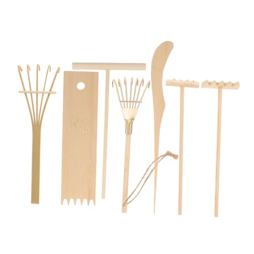 Toddmomy 7 Stück Teiliges Mini Zen Garten Werkzeug Set Kleine Sandrechen und Kreative Sandspielzeuge für Feines Indoor Sandspiel für Zen Garten Dekoration und Entspannendes Sandkunst Set Toddmomy 7 Stück Teiliges Mini Zen Garten Werkzeug Set Kleine Sandrechen und Kreative Sandspielzeuge für Feines Indoor Sandspiel für Zen Garten Dekoration und Entspannendes Sandkunst Set von Toddmomy