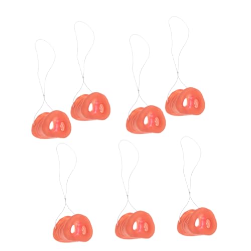 Toddmomy 7stücke Schweinenasenmaske Künstliche Schweineschnauze Mit Gummiband Für Cosplay Tiermaul-kostüm Halloween Zubehör DIY-schweinenase Tierschnauze Falsche Tiernase von Toddmomy