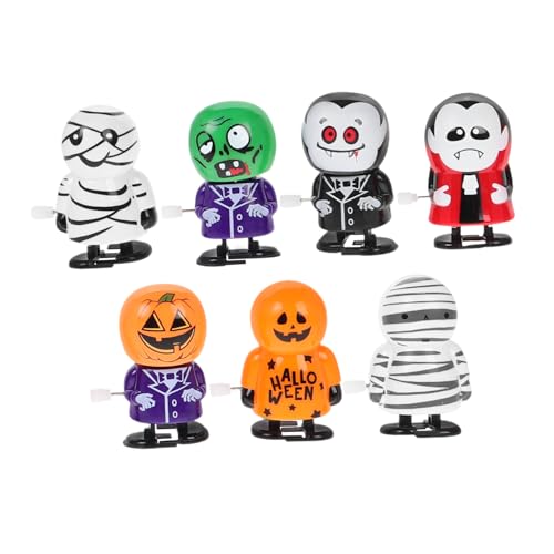 Toddmomy 7 Stück Uhrwerk Beängstigend Halloween-Aufzug Aufziehen Gefälscht Aufgeben Neuheit Trickspielzeug Aufziehspielzeug Mini- Lustiges Plastik von Toddmomy