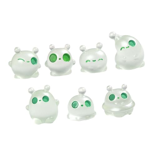 Toddmomy 7 Teiliges Heimdekor Alien Actionfiguren Miniaturfiguren Zum Verstecken Alien Actionfiguren Alien Figuren Leuchtendes Mini Dekospielzeug Leuchtende Mini Figuren Aus von Toddmomy