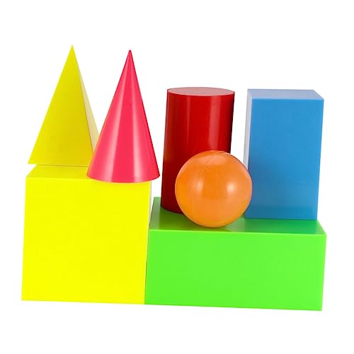 Toddmomy 7Stücke Teiliges Geometrisches Modellspielzeug für Lernspielzeug Volumen Abnehmbar Leicht für Vorschule und Zuhause von Toddmomy