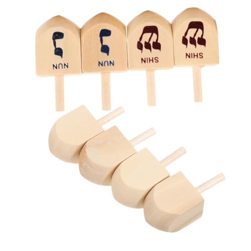 Toddmomy 8stücke Teiliges Holz-Dreidel Für Chanukka Bunte Buchstaben Kinderspielzeug Und Bastelmaterialien Für Kreative Feiertagsdekorationen Toddmomy 8stücke Teiliges Holz-Dreidel Für Chanukka Bunte Buchstaben Kinderspielzeug Und Bastelmaterialien Für Kreative Feiertagsdekorationen von Toddmomy
