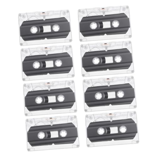 Toddmomy 8 Stück Leere Audiokassetten mit Gehäuse DIY Retro Botschaften für und Musikaufnahmen Tragbar und Vielseitig Einsetzbar für Besondere Anlässe von Toddmomy