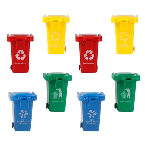 Toddmomy Kleiner Mülleimer Spielzeug für Kinder 8 Stück Schiebe Mülleimer aus Kunststoff Farbenfrohe Mülltrennungsspielzeuge für Drinnen und Draußen Lernspielzeug für Kleinkinder Toddmomy Kleiner Mülleimer Spielzeug für Kinder 8 Stück Schiebe Mülleimer aus Kunststoff Farbenfrohe Mülltrennungsspielzeuge für Drinnen und Draußen Lernspielzeug für Kleinkinder von Toddmomy