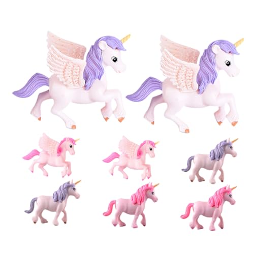 Toddmomy 8 Stück Pegasus -Ornamente Mikrolandschaftsornament Mikro-einhornfiguren Einhorn-verzierung Mini-Einhorn-Modell Gartentierfiguren Einhorn-Figur PVC Toddmomy 8 Stück Pegasus -Ornamente Mikrolandschaftsornament Mikro-einhornfiguren Einhorn-verzierung Mini-Einhorn-Modell Gartentierfiguren Einhorn-Figur PVC von Toddmomy