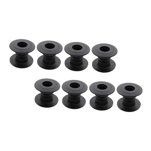 Toddmomy 8 Stück Position der Fußballmaschine Spiel Hunde Fußball Foosballkugeln Blitz tischfußball zubehör tischkicker ersatzteile Kickerbuchsen Lager für Fußballmaschinen pp Black von Toddmomy