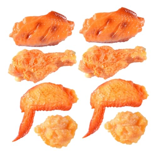 Toddmomy 8 Stück Realistische Gefälschtes Brathähnchen mit Hähnchenkeulen und Flügeln Langlebige Food Display Dekoration für Restaurant Bäckerei Fotografie und Küchen Requisiten Toddmomy 8 Stück Realistische Gefälschtes Brathähnchen mit Hähnchenkeulen und Flügeln Langlebige Food Display Dekoration für Restaurant Bäckerei Fotografie und Küchen Requisiten von Toddmomy