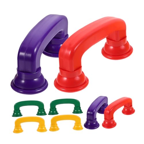 Toddmomy 8 Stück Flüstertelefon Spielzeug für Kinder Pädagogisches Telefonhörer Spielzeug aus Kunststoff Lernspielzeug für Kleinkinder zum Lesen und Spielen von Toddmomy