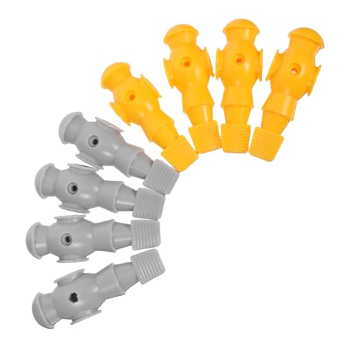 Toddmomy 8 Stück Teiliges Foosball Spieler Ersatzset Stabile Tischfußball Figuren aus Robustem Material Präzise Passform für Modell Einfache Montage Langlebige Tischfußball Zubehörteile für von Toddmomy
