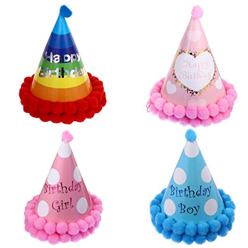 Toddmomy 8 Stück Teiliges Geburtstags Papierhüte mit Fuzzy Ball für Dekorative Party Hüte für Unvergessliche und Fotos Geburtstagsfeiern Toddmomy 8 Stück Teiliges Geburtstags Papierhüte mit Fuzzy Ball für Dekorative Party Hüte für Unvergessliche und Fotos Geburtstagsfeiern von Toddmomy