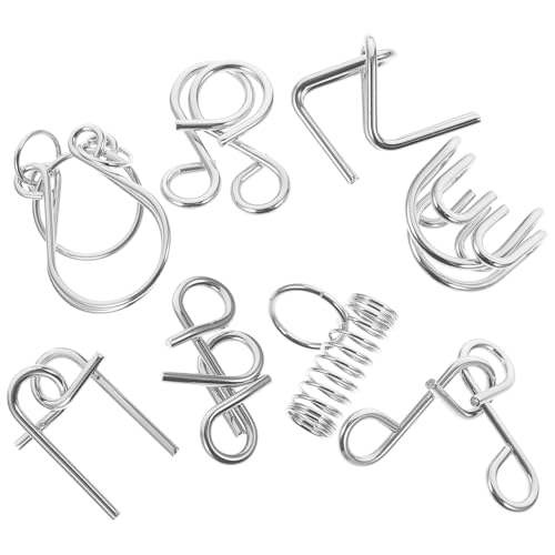 Toddmomy 8 Stück Teiliges Gehirnspielzeug Set Metallische Entsperrung Puzzle für Erwachsene Fördert Konzentration und Kognitive Fähigkeiten für Unterwegs Elektronik Toddmomy 8 Stück Teiliges Gehirnspielzeug Set Metallische Entsperrung Puzzle für Erwachsene Fördert Konzentration und Kognitive Fähigkeiten für Unterwegs Elektronik von Toddmomy