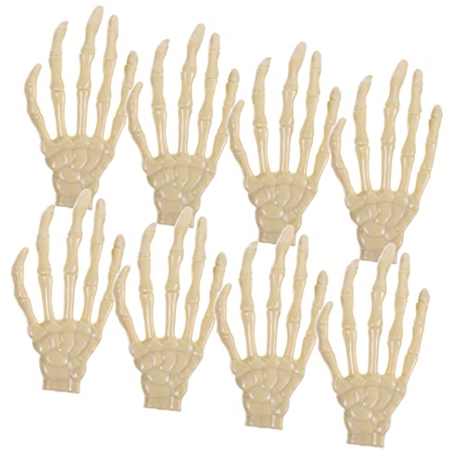 Toddmomy 8 Stück Teiliges Halloween Skelett Hand Realistische Skelett Hände für Halloween Deko und Kostümparty Geeignet für Gruselfeste und Thematische Veranstaltungen Toddmomy 8 Stück Teiliges Halloween Skelett Hand Realistische Skelett Hände für Halloween Deko und Kostümparty Geeignet für Gruselfeste und Thematische Veranstaltungen von Toddmomy