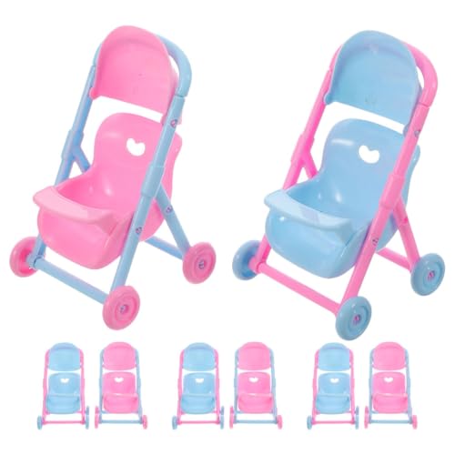 Toddmomy 8 Stück Teiliges Mini Kinderwagen- Lebensechter Puppenwagen aus Robustem Kunststoff Realistische Details Tragbar für Drinnen und Draußen Pädagogisches Rollenspielzubehör Toddmomy 8 Stück Teiliges Mini Kinderwagen- Lebensechter Puppenwagen aus Robustem Kunststoff Realistische Details Tragbar für Drinnen und Draußen Pädagogisches Rollenspielzubehör von Toddmomy