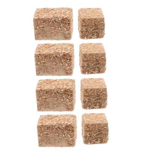 Toddmomy 8 Stück Teiliges Miniatur Heuballen Rustikale Mini Heustapel und Lebensechte Farm Szene Dekoration für Puppenhaus Wetterbeständig Vielseitig für Garten und Miniaturlandschaften von Toddmomy
