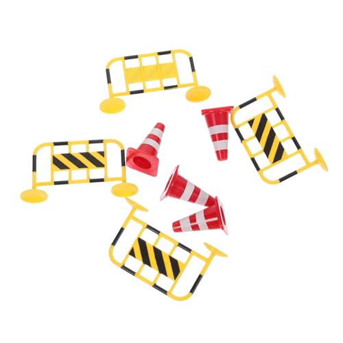 Toddmomy 8 Stück Teiliges Miniatur Verkehrszeichen Spielset aus Stabilem mit Leuchtenden Farben Leichte Straßenbarrieren und Warnkegel für Verkehrserziehung und Spielerischen Lernförderung Toddmomy 8 Stück Teiliges Miniatur Verkehrszeichen Spielset aus Stabilem mit Leuchtenden Farben Leichte Straßenbarrieren und Warnkegel für Verkehrserziehung und Spielerischen Lernförderung von Toddmomy