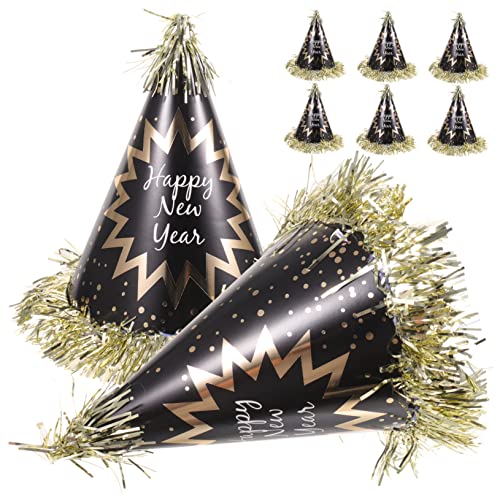 Toddmomy 8 Stück Teiliges Neujahrs Kegelpapierhüte für Erwachsene und Lustige Fotorequisiten und für Silvesterfeiern Leichte Bequeme Hüte mit Liebevollen Details Toddmomy 8 Stück Teiliges Neujahrs Kegelpapierhüte für Erwachsene und Lustige Fotorequisiten und für Silvesterfeiern Leichte Bequeme Hüte mit Liebevollen Details von Toddmomy