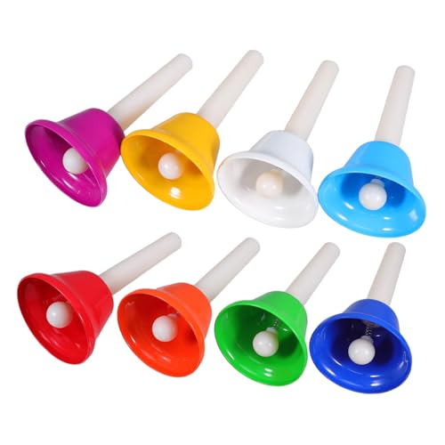 Toddmomy 8 Stück Teiliges Set Bunte Handglocken für Musikinstrumente für Kleinkinder Farbenfrohe Jingle Bells Musikalischer Fähigkeiten und Rhythmusgefühl Toddmomy 8 Stück Teiliges Set Bunte Handglocken für Musikinstrumente für Kleinkinder Farbenfrohe Jingle Bells Musikalischer Fähigkeiten und Rhythmusgefühl von Toddmomy