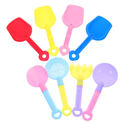 Toddmomy 8 Stück Teiliges Set Strand Sandspielzeug Bunte Schaufeln für Kreatives Sandgraben für Strand Schule und Spielplatz Fördert Fantasie und Kreativität bei Jungen und Mädchen von Toddmomy