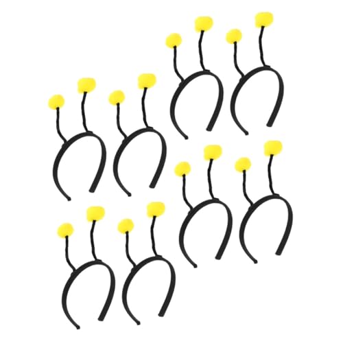 Toddmomy 8 Stück Teiliges Stirnband mit Flauschigen Haarbällen Dekoratives Haar Accessoire für Mädchen Vielseitig Einsetzbar für Party Karneval Halloween und Geschenkgebrauch von Toddmomy