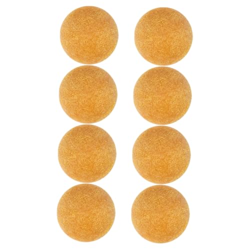 Toddmomy 8 Stück Tischfußball Mini Fußbälle Plastikbälle Mini Sportbälle Mini Bälle Tischfußballbälle Tischfußball Tischteile Tischfußballbälle Fußballbälle Tischfußball Gelb Abs von Toddmomy