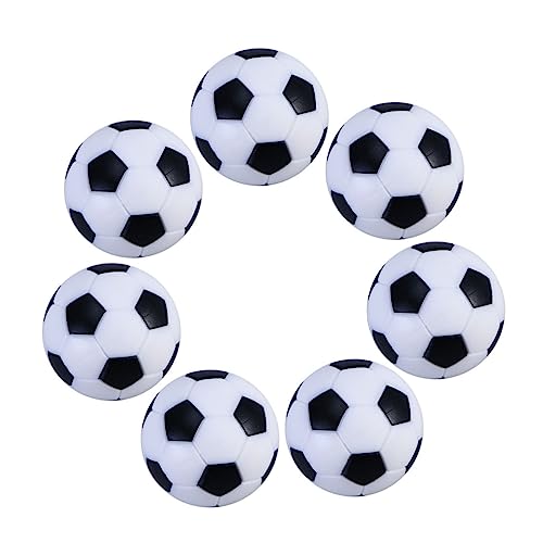 Toddmomy 8 Stück Zubehör Für Fußballmaschinen Fußbälle Tischfußball-tischplatte Tischfußball Fußballersatz Mini-fußball Desktop-fußballspiel Schaum Drinnen Party Klein Black von Toddmomy