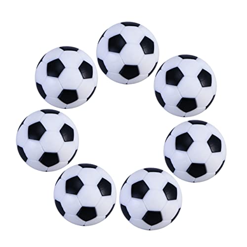 Toddmomy 8 Stück Zubehör für Fußballmaschinen Tischfußball Fußballausrüstung Mini Kleiner Fußball Fußbälle Plastikkugeln Tischfussball Fußball Fußballspielzeug Sportbälle Schwarz von Toddmomy