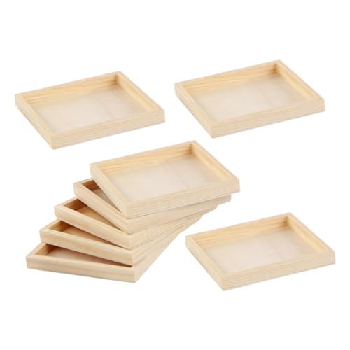 Toddmomy 8 Teiliges Tablett Aus Unbehandeltem Holz Puzzle Organizer – Montessori Puzzle Tablett Aus Holz – Organizer Für Bastelblöcke Zum Sortieren Und Aufbewahren Von Puzzles – Für Toddmomy 8 Teiliges Tablett Aus Unbehandeltem Holz Puzzle Organizer – Montessori Puzzle Tablett Aus Holz – Organizer Für Bastelblöcke Zum Sortieren Und Aufbewahren Von Puzzles – Für von Toddmomy