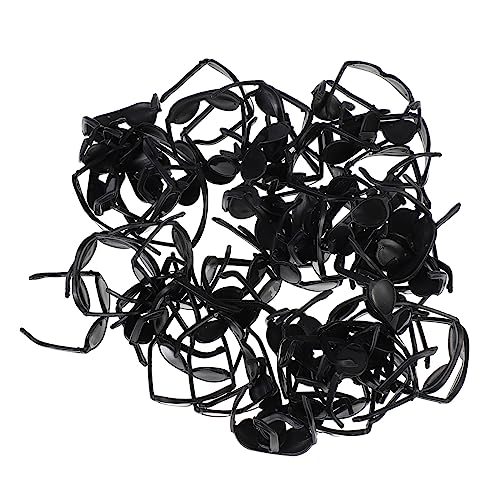 Toddmomy 80 Stück Mini Sonnenbrillen für Puppen DIY Zubehör für Verkleiden und Leicht und Sicher für Geburtstage und Feiertage von Toddmomy