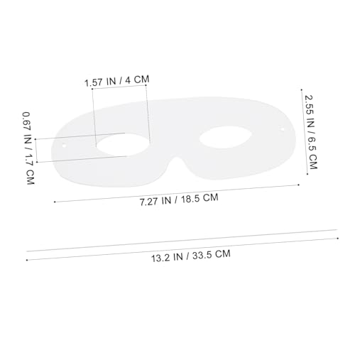 Toddmomy 80 Stück Teiliges Weiße Papiermasken Unbemalt Leicht Blanko DIY Bastelmasken Masquerade Masken für Gruppenpartys Veranstaltungen Kreative Handarbeit Toddmomy 80 Stück Teiliges Weiße Papiermasken Unbemalt Leicht Blanko DIY Bastelmasken Masquerade Masken für Gruppenpartys Veranstaltungen Kreative Handarbeit von Toddmomy