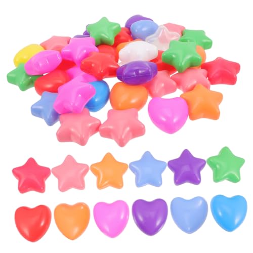Toddmomy 80Stücke Ozeanbälle mit Herz und Sternform für Spielzimmer Kinderpool und Spielbereiche Frei und Langlebig Toddmomy 80Stücke Ozeanbälle mit Herz und Sternform für Spielzimmer Kinderpool und Spielbereiche Frei und Langlebig von Toddmomy