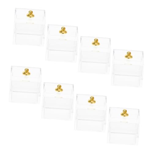 Toddmomy 8Er-Packung Mini Simulierte Süßigkeiten -Display -Box Mikrolandschaftsdekor Mini House Prop Miniaturboxen für Mini-Hausdekor-Accessoire Plastik Toddmomy 8Er-Packung Mini Simulierte Süßigkeiten -Display -Box Mikrolandschaftsdekor Mini House Prop Miniaturboxen für Mini-Hausdekor-Accessoire Plastik von Toddmomy
