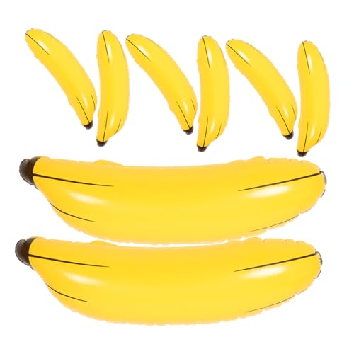 Toddmomy 8stücke Aufblasbare Bananen Spielzeuge Von Riesige Bunte Deko Für Partys Hochzeiten Und Geburtstagsfeiern Lustige Fotorequisiten Für Pool Und Themenveranstaltungen von Toddmomy