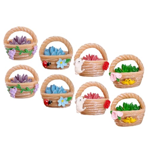 Toddmomy 8Stücke Blumenkorb Modell Teiliges Für Puppenhaus Deko Realistische Pflanzenornamente Für Kreative Miniaturwelten Toddmomy 8Stücke Blumenkorb Modell Teiliges Für Puppenhaus Deko Realistische Pflanzenornamente Für Kreative Miniaturwelten von Toddmomy