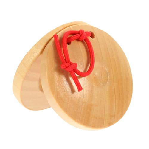 Toddmomy 8Stücke Castanets Instrument für Frühe Musikalische Bildung Hochwertige Orff Instrumente für Vorschulunterricht und Kreative von Toddmomy