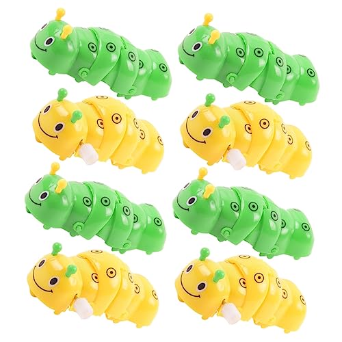 Toddmomy 8Stücke Caterpillar für Zufällige Farben Sicheres und Langlebiges für Partys und Fördert die Motorischen Fähigkeiten von Toddmomy