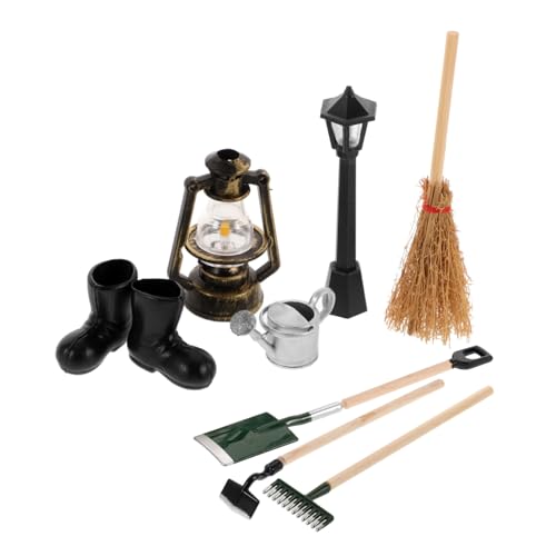 Toddmomy 8Stücke Gartengeräte Set Teilig für Puppenhaus Maßstabsgerechtes Zubehör für Miniaturgarten mit Rechen Hacke Wasserkanne und Besen Lebendige Farben Toddmomy 8Stücke Gartengeräte Set Teilig für Puppenhaus Maßstabsgerechtes Zubehör für Miniaturgarten mit Rechen Hacke Wasserkanne und Besen Lebendige Farben von Toddmomy