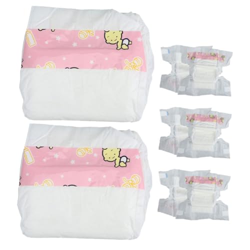 Toddmomy 8Stücke Mini Puppenwindeln Realistische Windelunterwäsche für Puppen Puppenzubehör Windelwechseln Feinmotorik bei Kindern von Toddmomy