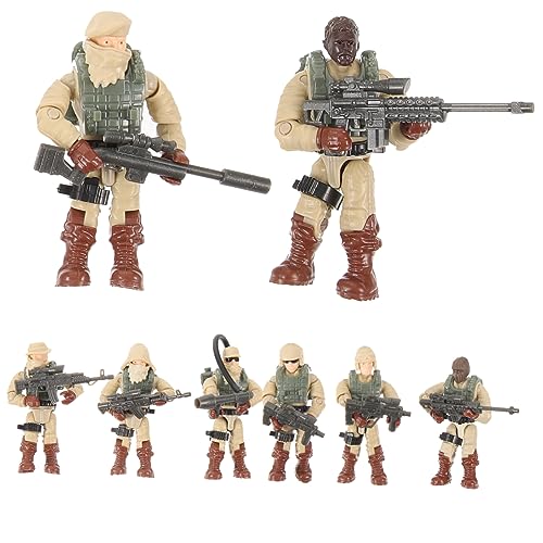 Toddmomy 8Stücke Mini Soldatenfiguren Dekorative Actionfiguren für Kreative Rollenspiele und Tischdekoration und Sammler mit Feinen Details und Anpassbaren Szenen Toddmomy 8Stücke Mini Soldatenfiguren Dekorative Actionfiguren für Kreative Rollenspiele und Tischdekoration und Sammler mit Feinen Details und Anpassbaren Szenen von Toddmomy
