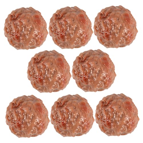 Toddmomy 8Stücke Realistische Rindfleischbällchen Modelle Dekorative Fake Fleischbällchen für Fotografie und Grill Deko Lebensmittelechtes für Schule Wohnzimmer Toddmomy 8Stücke Realistische Rindfleischbällchen Modelle Dekorative Fake Fleischbällchen für Fotografie und Grill Deko Lebensmittelechtes für Schule Wohnzimmer von Toddmomy