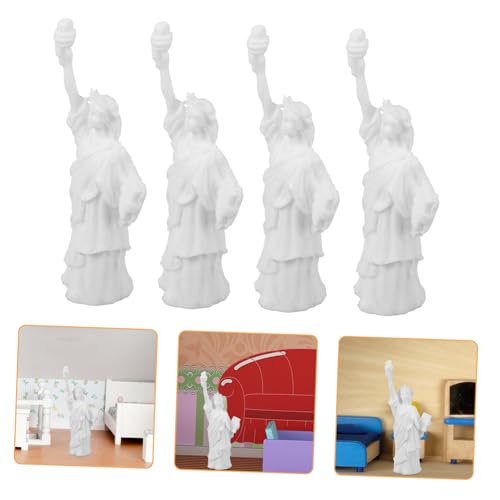 Toddmomy Miniatur Freiheitsstatue 1:12 Selbstgemacht Modellbausatz für Sammler Puppenhaus Dekoration New York Souvenir Detailreiches Bastelset von Toddmomy