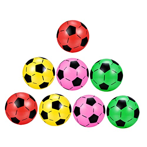 Toddmomy 8Stücke Teiliges Aufblasbare Fußballspielzeuge für Fußballkugeln für Outdoor Spiele im Garten oder Sicheres und Langlebiges Material Perfektes von Toddmomy