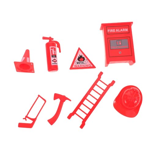 Toddmomy 8Stücke Teiliges Feuerwehrmann Spielset für Realistischen Details Zubehör für Puppenhäuser und Kreative Rollenspiele Interaktives DIY für Jungen Toddmomy 8Stücke Teiliges Feuerwehrmann Spielset für Realistischen Details Zubehör für Puppenhäuser und Kreative Rollenspiele Interaktives DIY für Jungen von Toddmomy