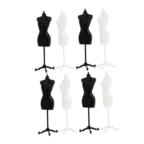 Toddmomy 8Stücke Teiliges Puppen Kleiderständer Display Rack für Puppenkleidung zum Präsentieren von Kleidern Anzügen und Schmuck und Puppenliebhaber Toddmomy 8Stücke Teiliges Puppen Kleiderständer Display Rack für Puppenkleidung zum Präsentieren von Kleidern Anzügen und Schmuck und Puppenliebhaber von Toddmomy