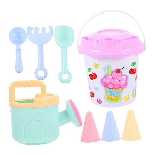 Toddmomy 8Stücke Teiliges Set Mini Sandspielzeug für Eimer für Strand Leicht und Langlebig für Kreatives im Sandkasten und Am Meer von Toddmomy