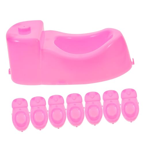 Toddmomy 8Stücke Teiliges Toiletten für Puppenhäuser Puppenhaus Dekorationen aus Hochwertigem Kunststoff für Kreative DIY Projekte und Fotorequisite Toddmomy 8Stücke Teiliges Toiletten für Puppenhäuser Puppenhaus Dekorationen aus Hochwertigem Kunststoff für Kreative DIY Projekte und Fotorequisite von Toddmomy