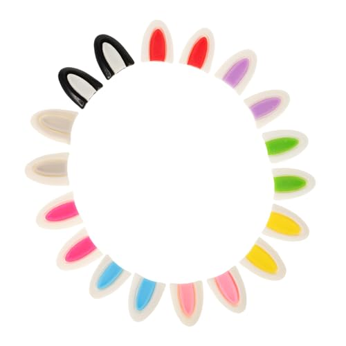 Toddmomy 9 Paare Puppenohrzubehör Kleine Hasenohren Kaninchen-anhänger Hasenohren-haarspangen Kaninchenohren Hasenohren Fürs Auto Hasen Sensorisches Ostern-sinnesspielzeug Harz von Toddmomy